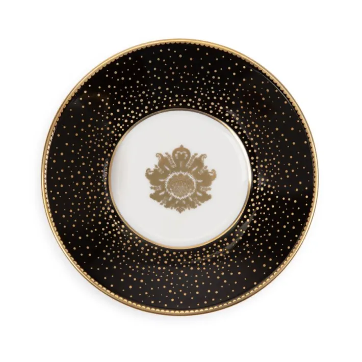 Royal Collection Shop Acanthus Black Coffee Cup And Saucer* Cups & Saucers