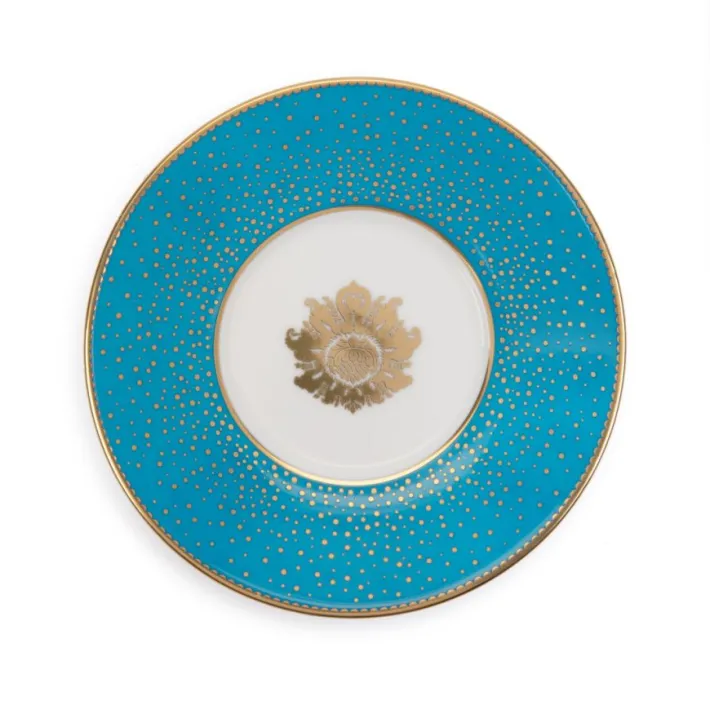 Royal Collection Shop Acanthus Turquoise Coffee Cup And Saucer* Cups & Saucers