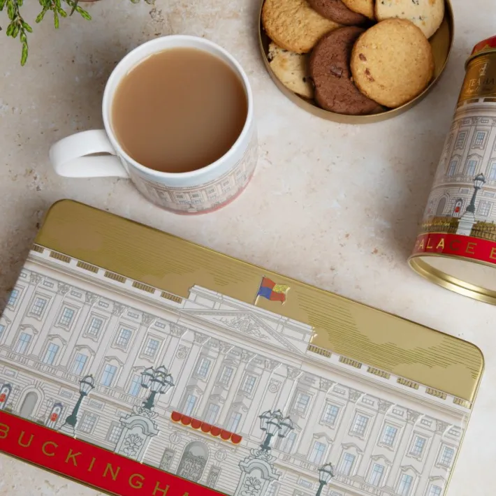 Royal Collection Shop Buckingham Palace Luxury Facade Biscuit Tin* Biscuits