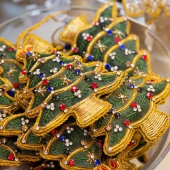 Royal Collection Shop Buckingham Palace Velvet Christmas Tree Decoration* Decorations