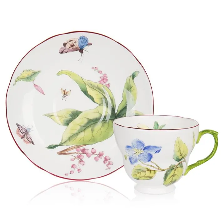 Royal Collection Shop Chelsea Porcelain Teacup & Saucer* Cups & Saucers