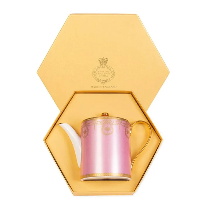 Royal Collection Shop Imperial Russian Pink Coffee Pot* Afternoon Tea