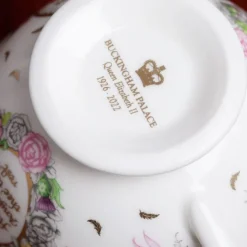Royal Collection Shop Queen Elizabeth Ii Commemorative Teacup And Saucer* Cups & Saucers