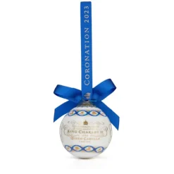 Royal Collection Shop The Coronation China Bauble* The Coronation Of King Charles Iii